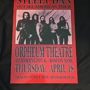 Steely Dan  Concert Glossy Photo Print